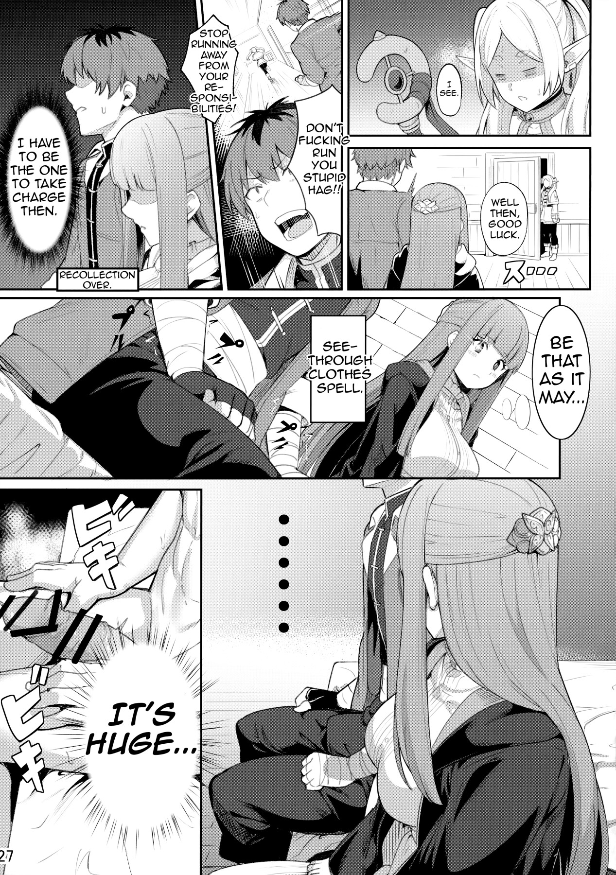 Hentai Manga Comic-Frieren's slightly naughty book-Read-28